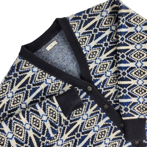 TNA Sweaters - TNA Aritzia 100% Merino Wool Fair Isle Oversized Cardigan Sweater Womens S